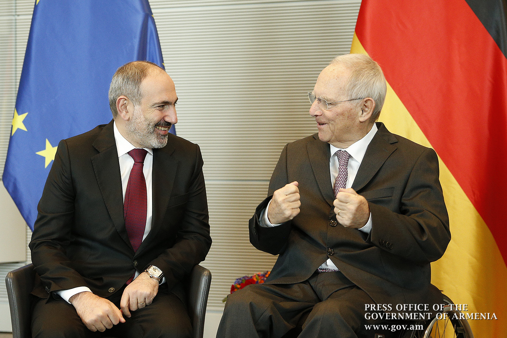 Премьер-министр Армении встретился с председателем Бундестага