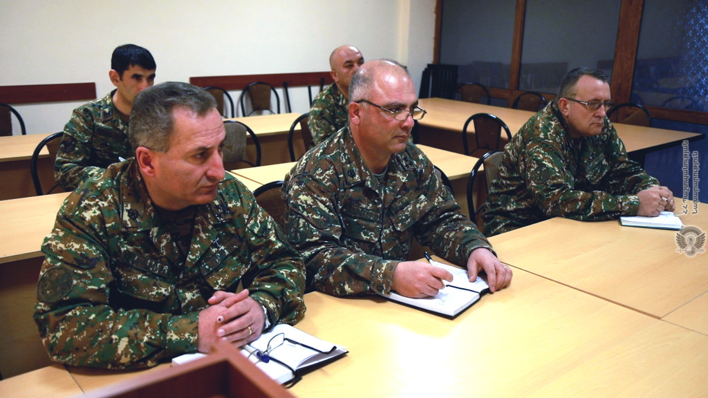 Объединенная группировка войск ВС РА и РФ провела совместные командно-штабные учения