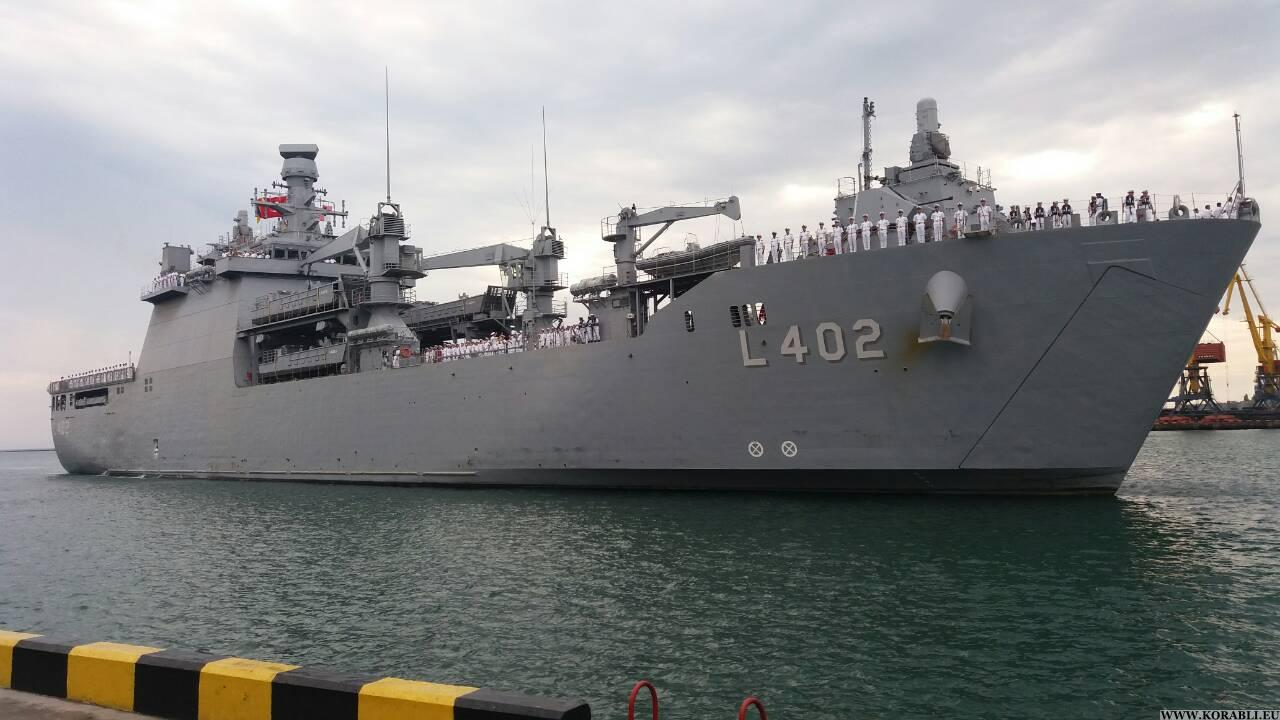Թուրքական մեծ դեսանտային նավն առաջին անգամ վարժանքների է ներգրավվել