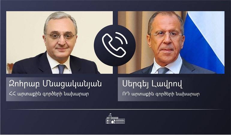 Мнацаканян и Лавров поговорили о Карабахе 