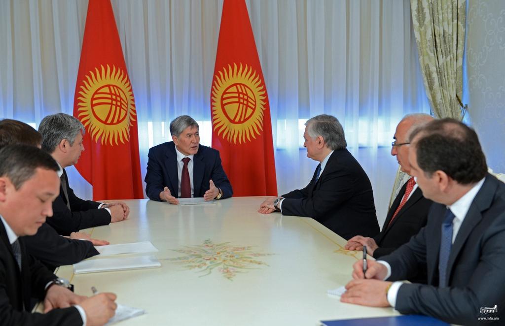 Հայաստանն ու Ղրղզստանը պատրաստ են քայլեր ձեռնարկել փոխգործակցության զարգացման համար
