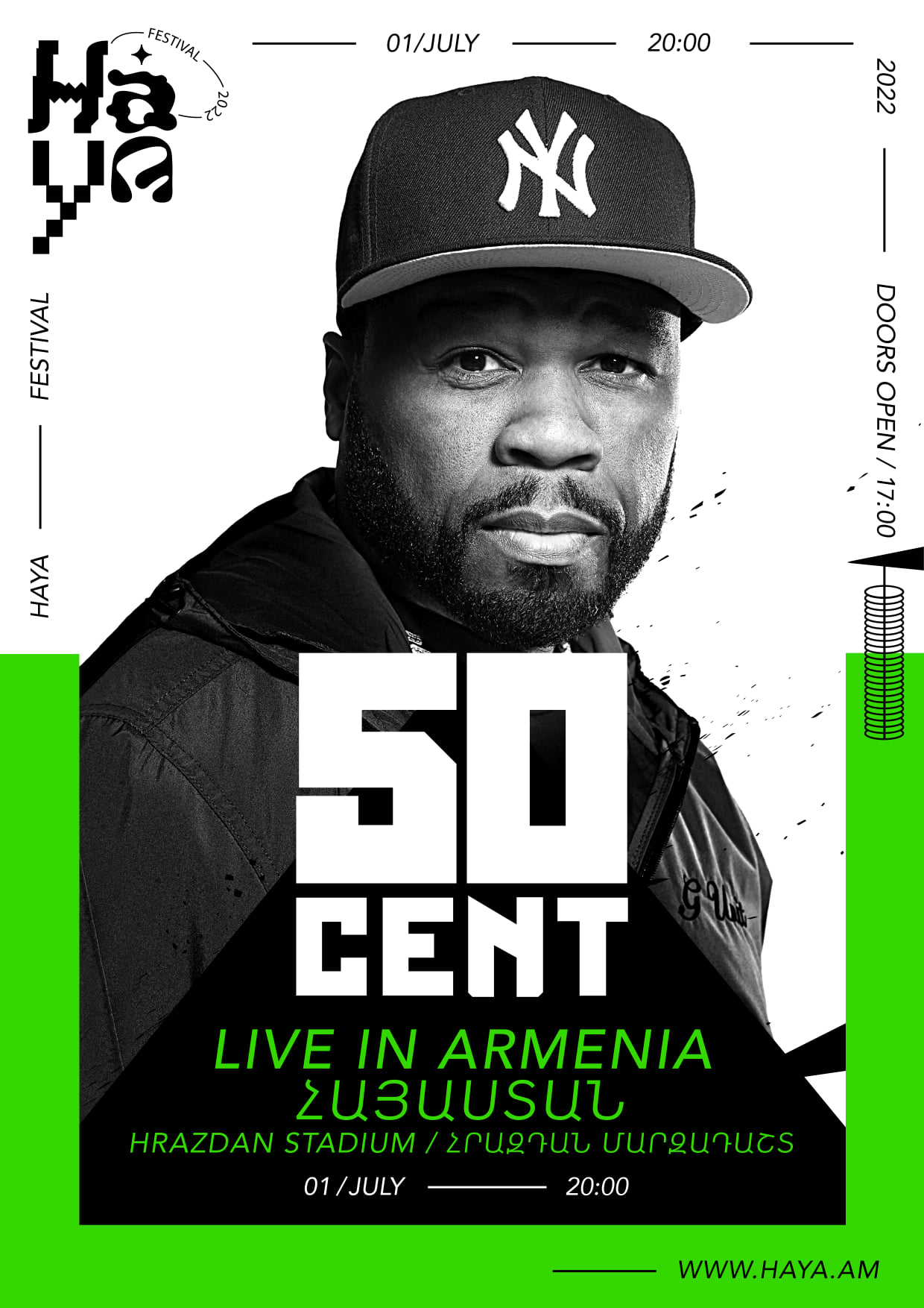 Աննախադեպ համերգ. 50 Cent-ը կժամանի Հայաստան