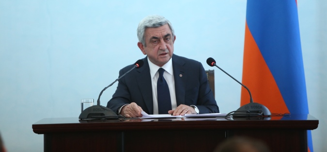 Президент: Армения признает независимость НКР