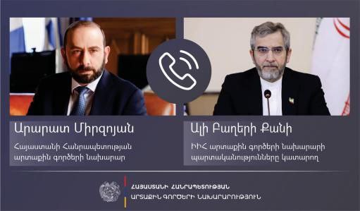 Арарат Мирзоян и Али Багери Кани обсудили повестку дня двусторонних отношений 