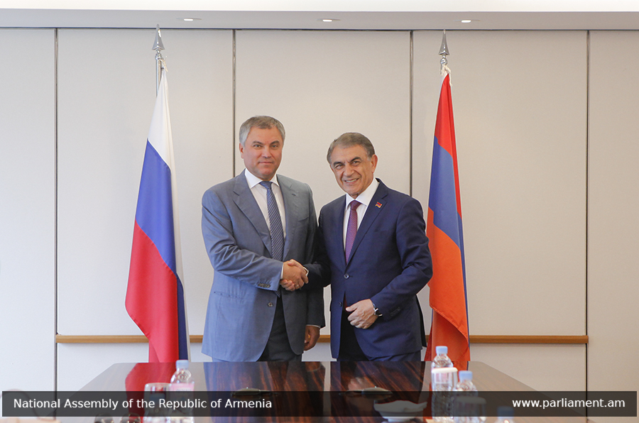 Армения и Россия ищут пути развития межпарламентских связей