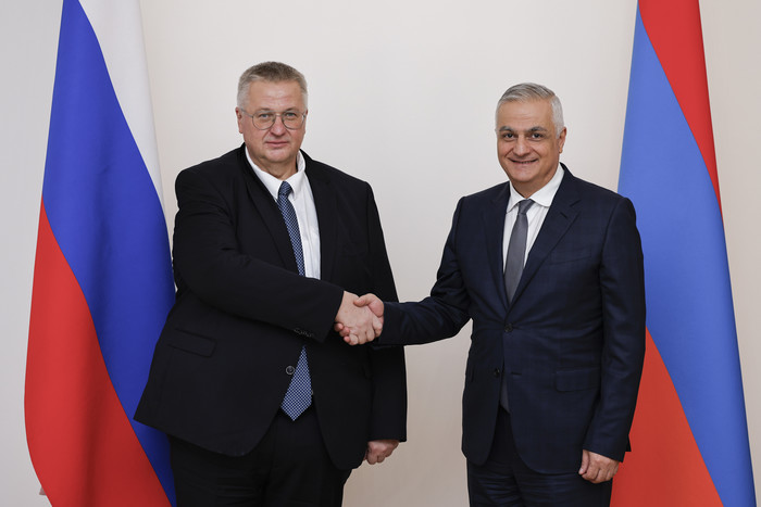 Մհեր Գրիգորյանն ու Ալեքսեյ Օվերչուկը քննարկել են ՀՀ-ՌԴ երկկողմ համագործակցության հարցեր