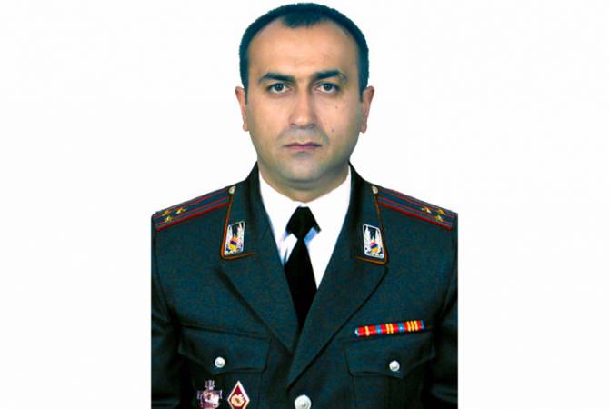 Արմեն Գասպարյանը նշանակվել է ոստիկանության Երևան քաղաքի վարչության պետ