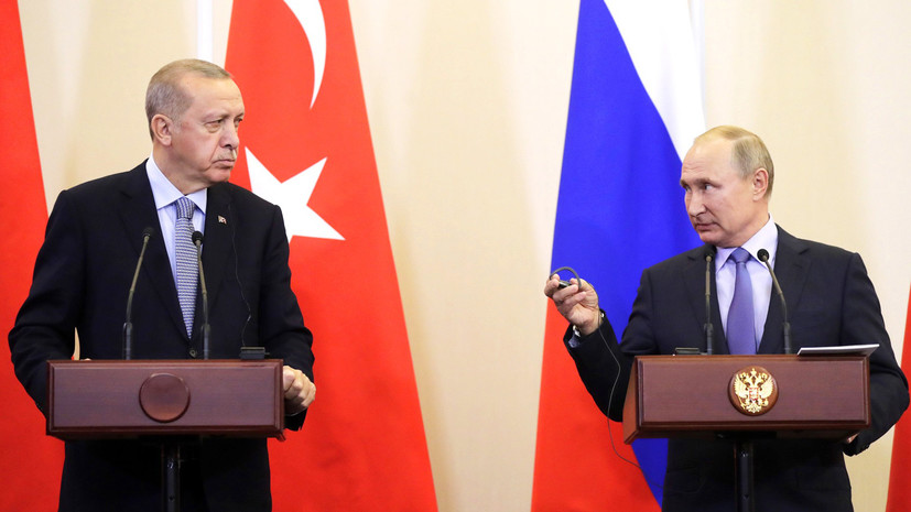 Песков: Путин и Эрдоган пока не планируют встречаться 