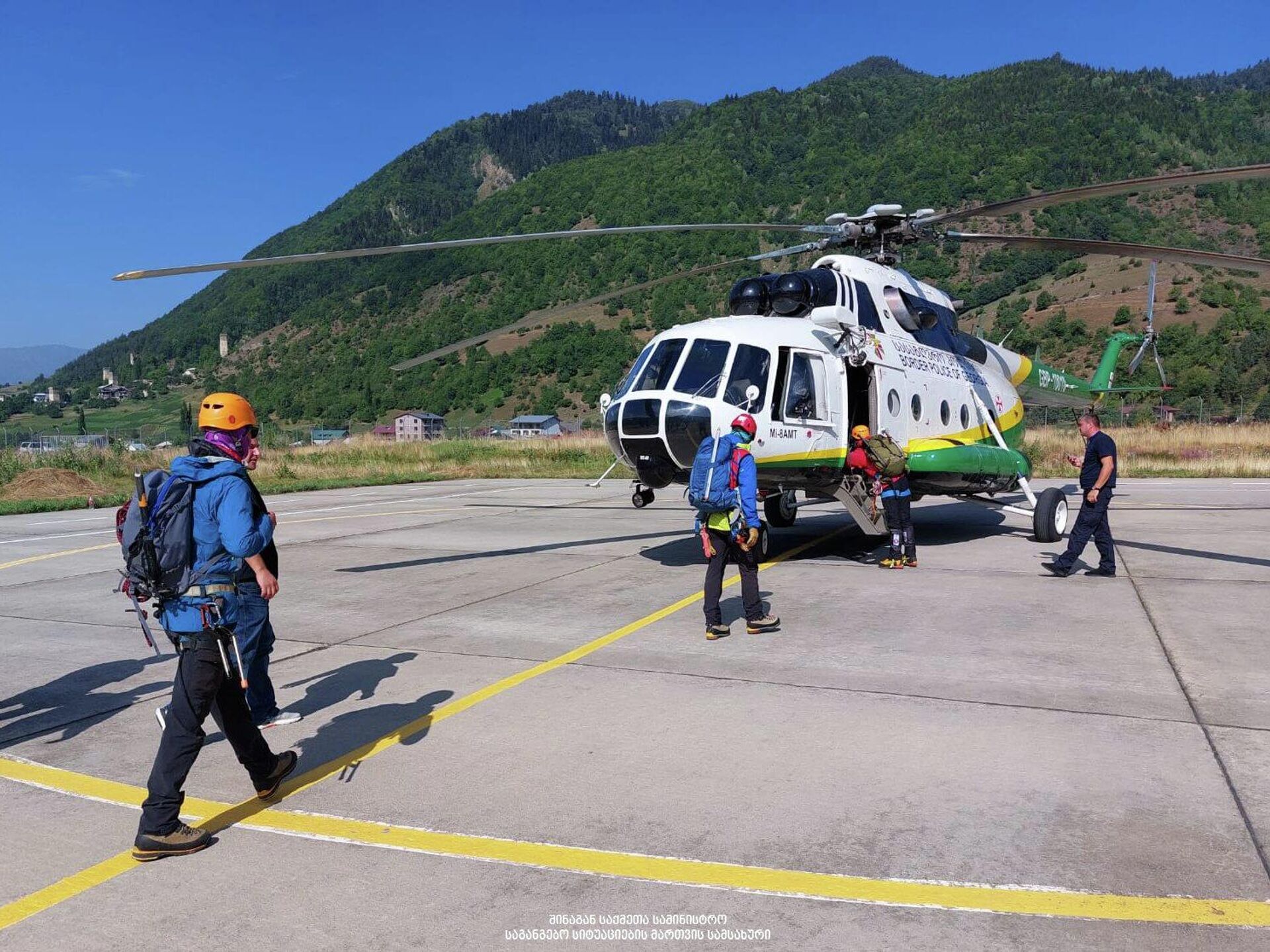 Спасательная операция возобновилась у курорта Шови в Грузии