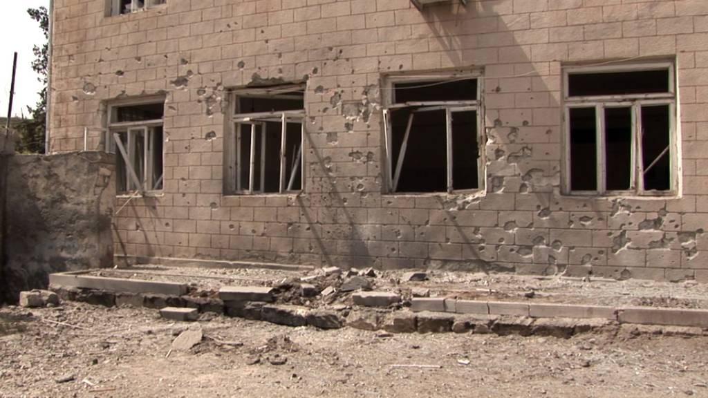 Армия обороны НКР представила доказательства артобстрела со стороны Азербайджана