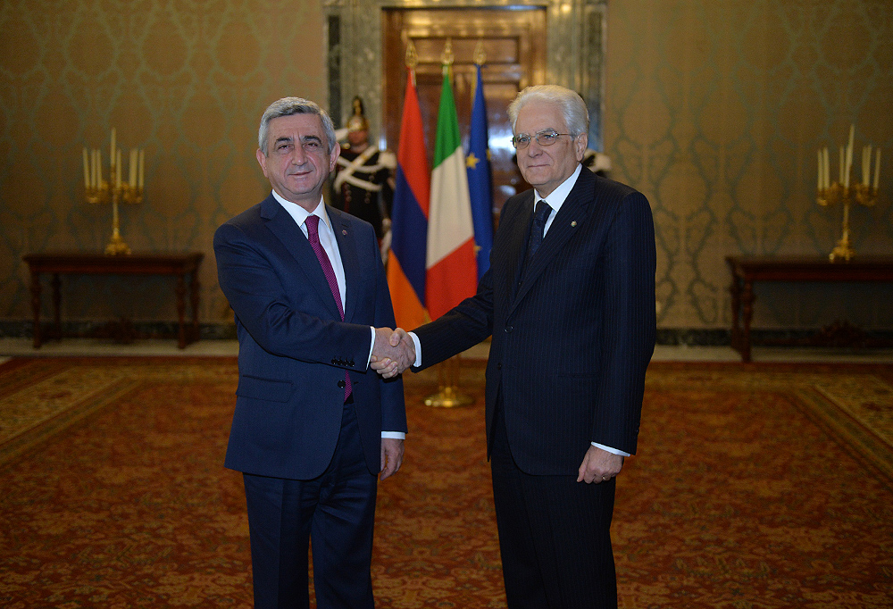 Նախագահ. ԵՏՄ անդամակցությունը նոր հեռանկարներ է բացում Հայաստան - Իտալիա կապերի զարգացման համար
