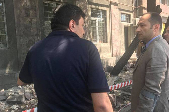 Несчастный случай в Ереване: из-за обрушения крыши здания ГНКО миниюста погиб сотрудник