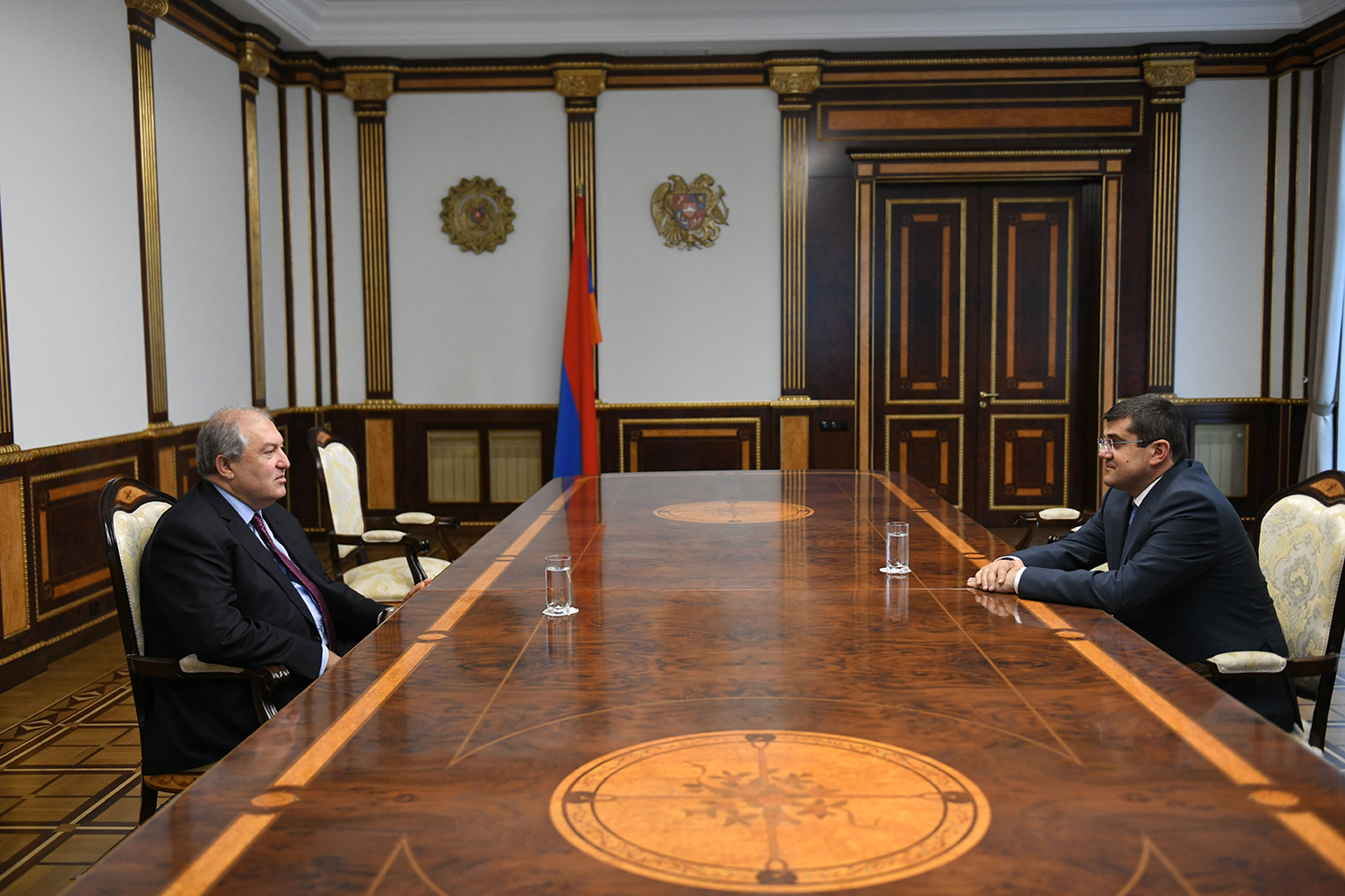 Президенты двух армянских республик обсудили программы развития Арцаха