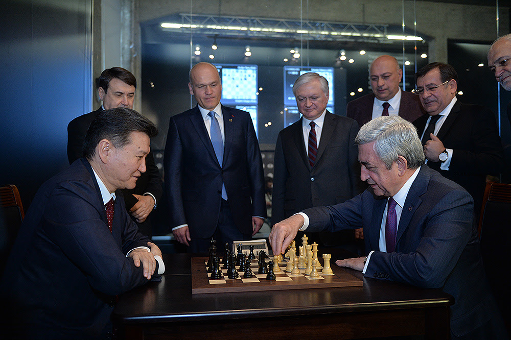 Серж Саргсян вновь избран президентом Федерации шахмат Армении