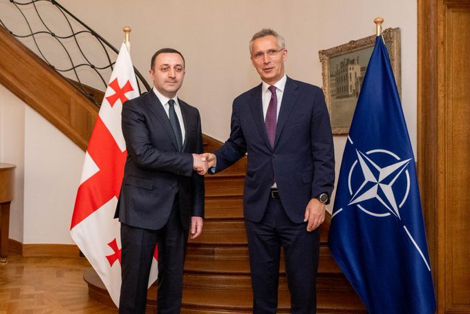 Гарибашвили и Столтенберг обсудили реформы в Грузии на пути к интеграции в НАТО