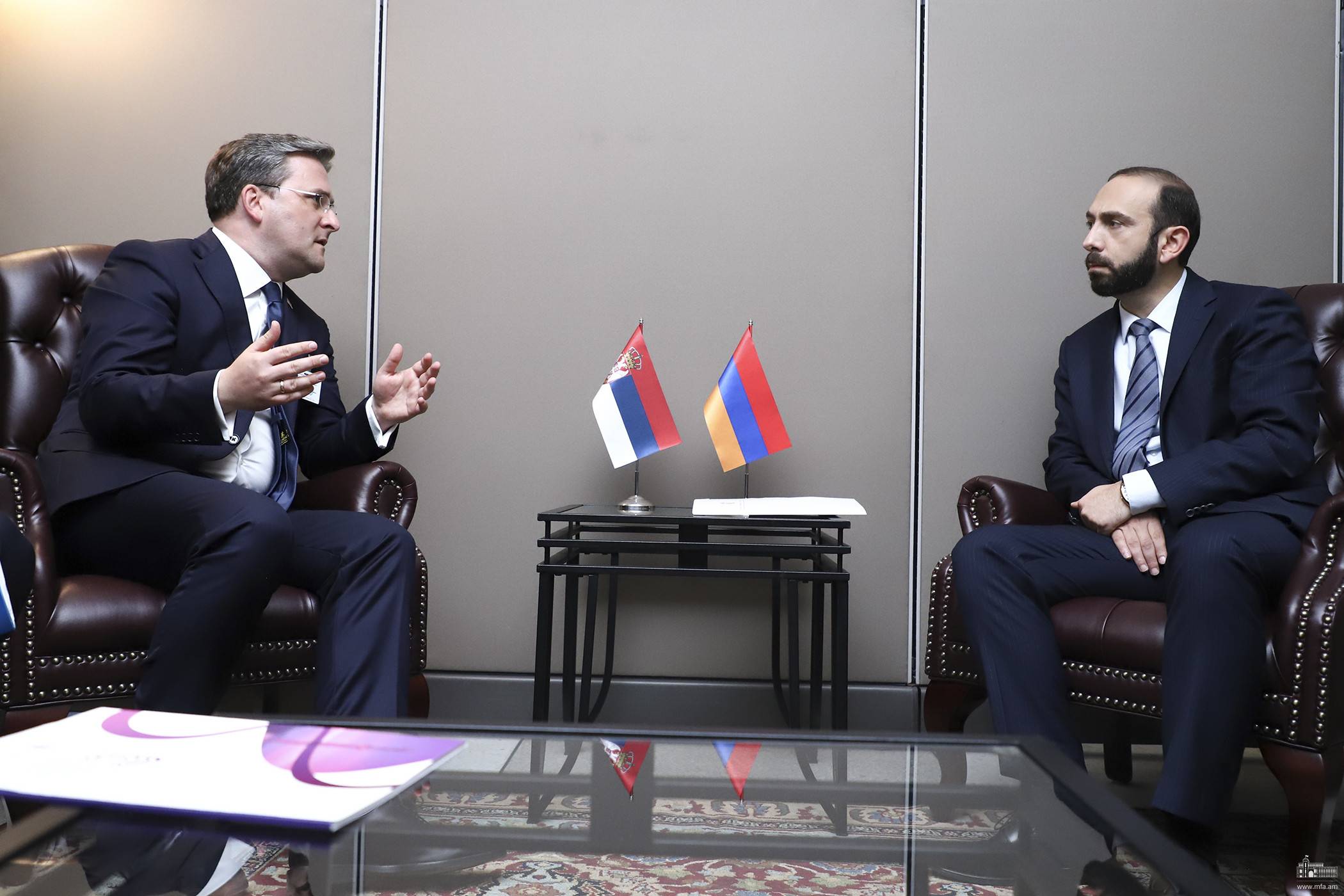 Հայաստանի ԱԳ նախարարը հանդիպում է ունեցել Սերբիայի ԱԳ նախարարի հետ