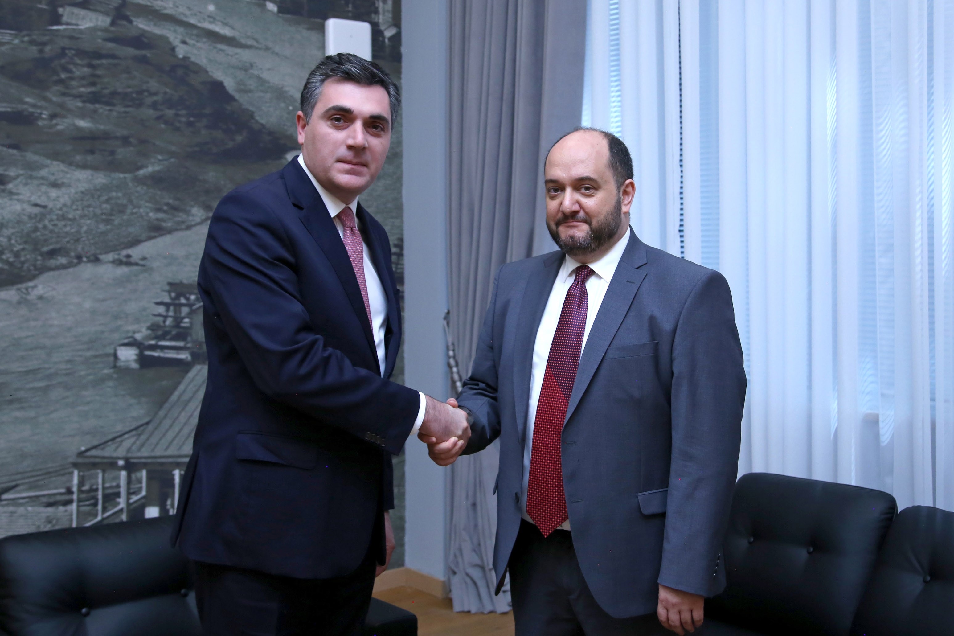 Араик Арутюнян в Тбилиси провел переговоры с главой МИД Грузии 