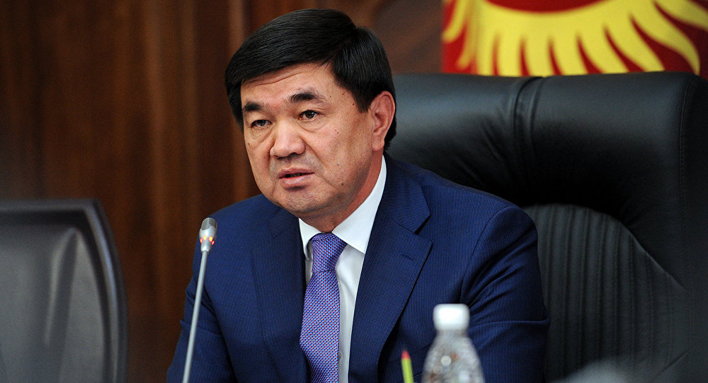 Премьер Киргизии подал в отставку на фоне коррупционного скандала из-за радиочастот