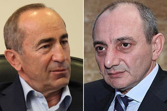 Роберт Кочарян и Бако Саакян обсудили ситуацию в Карабахе