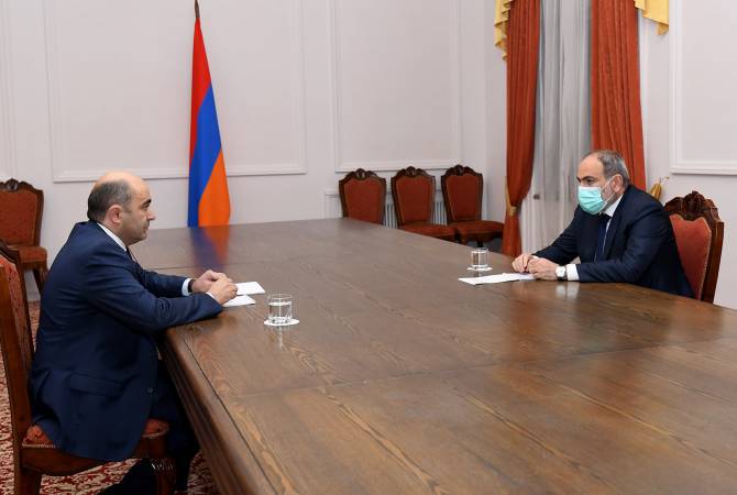 Эдмон Марукян прибыл на встречу с Николом Пашиняном