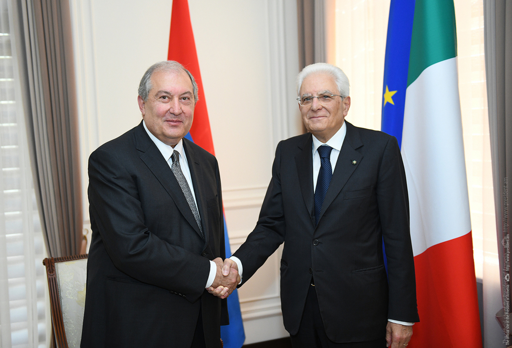 Իտալիան վստահությամբ է նայում Հայաստանի հետ հարաբերությունների ապագային. նախագահ