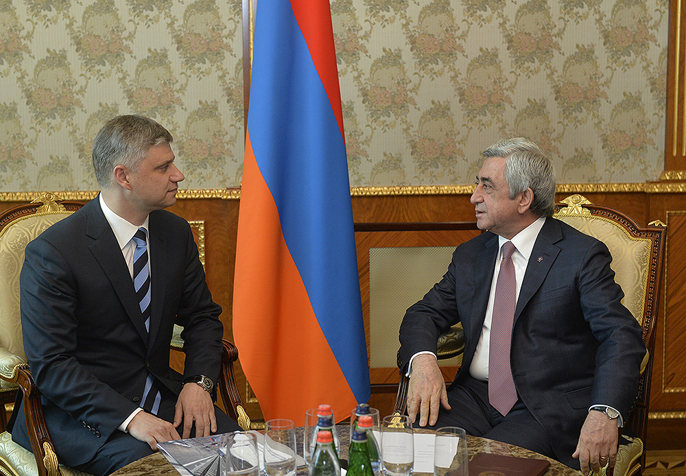 Президент Армении и глава РЖД обсудили ряд вопросов