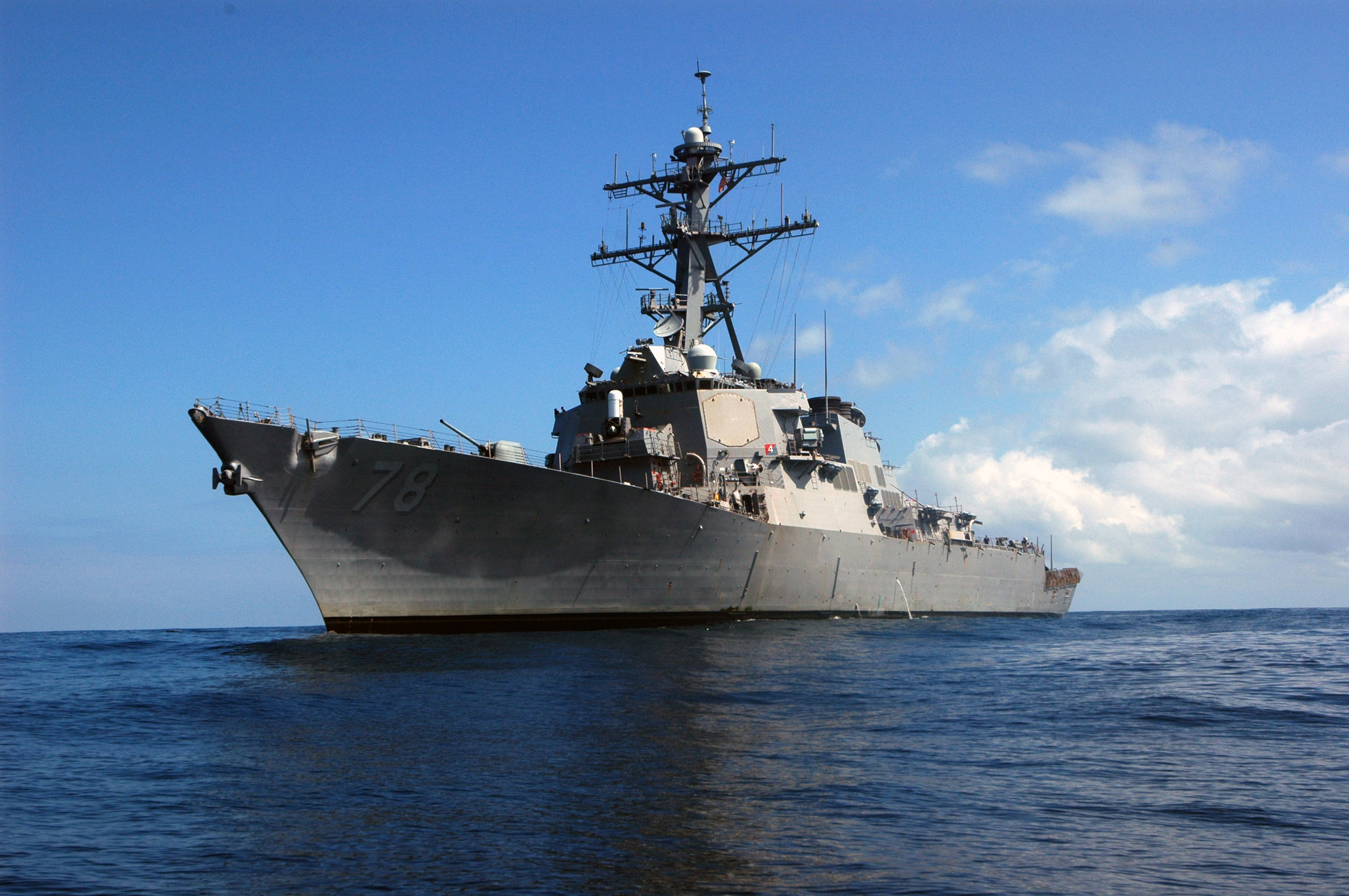 В порт Батуми зашел американский военный корабль 