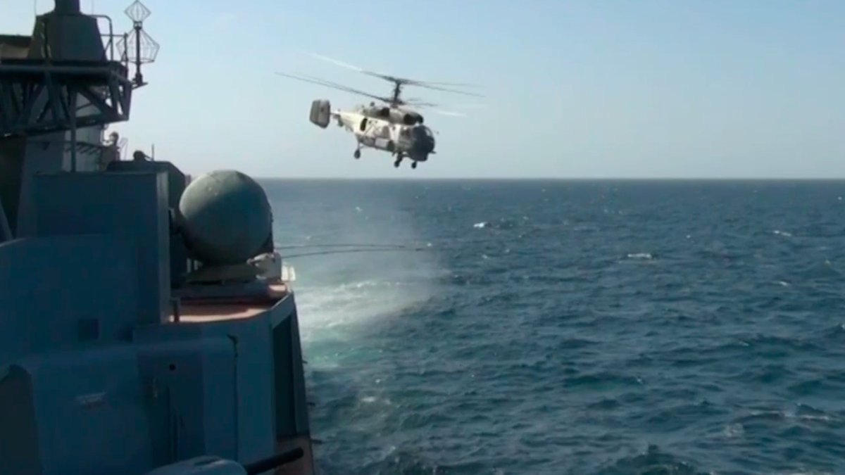 В Аравийском море прошли военно-морские учения России и Китая