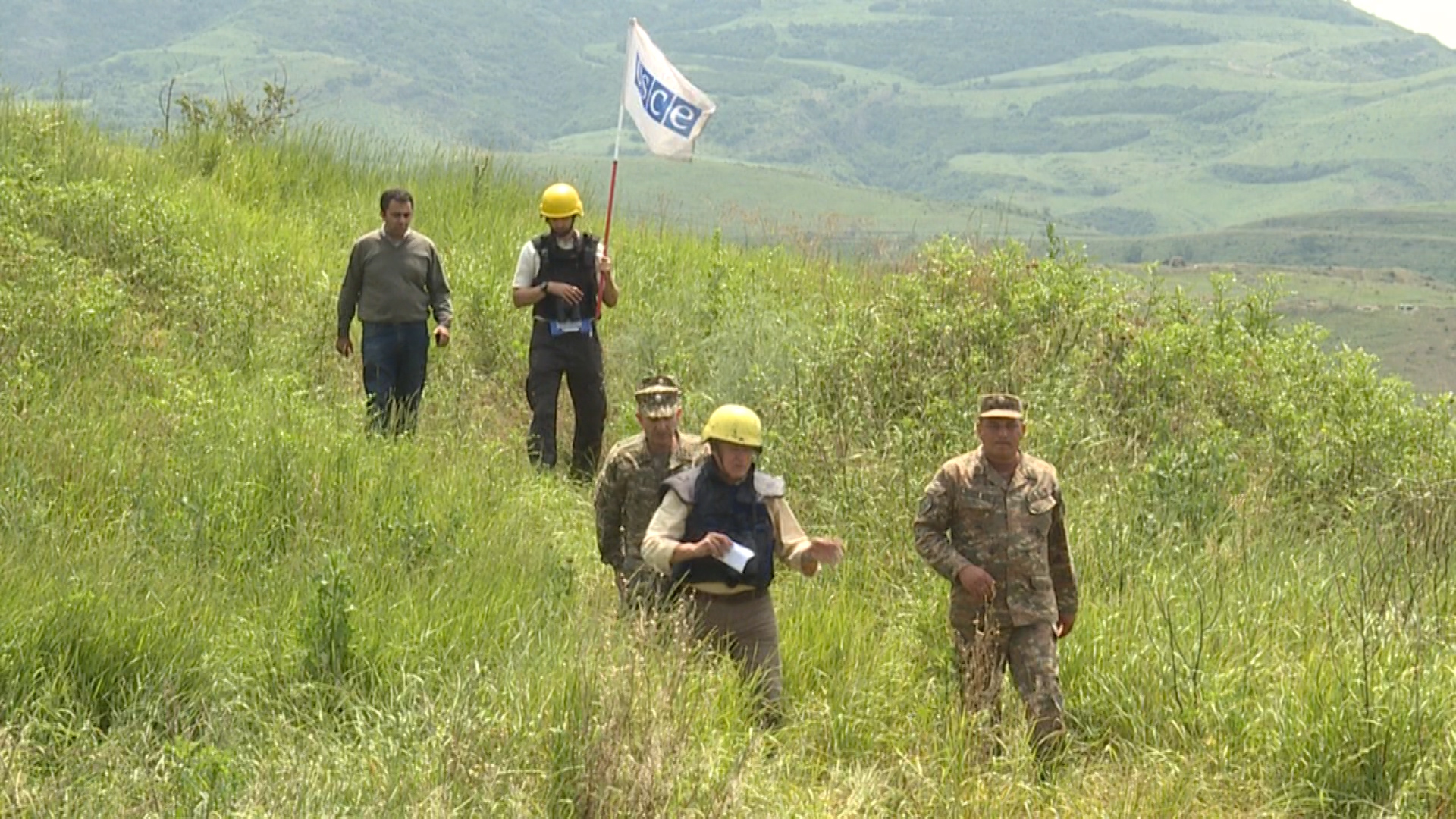 Миссия ОБСЕ провела мониторинг линии соприкосновения ВС Арцаха и Азербайджана