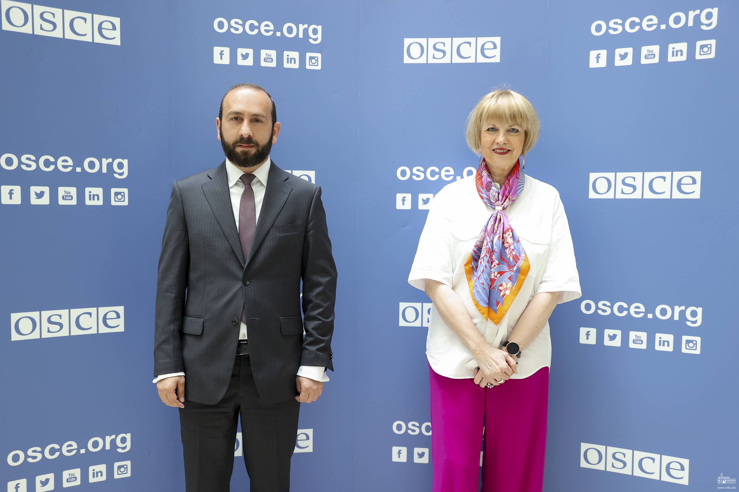 Мирзоян представил генсеку ОБСЕ процесс урегулирования отношений с Азербайджаном 