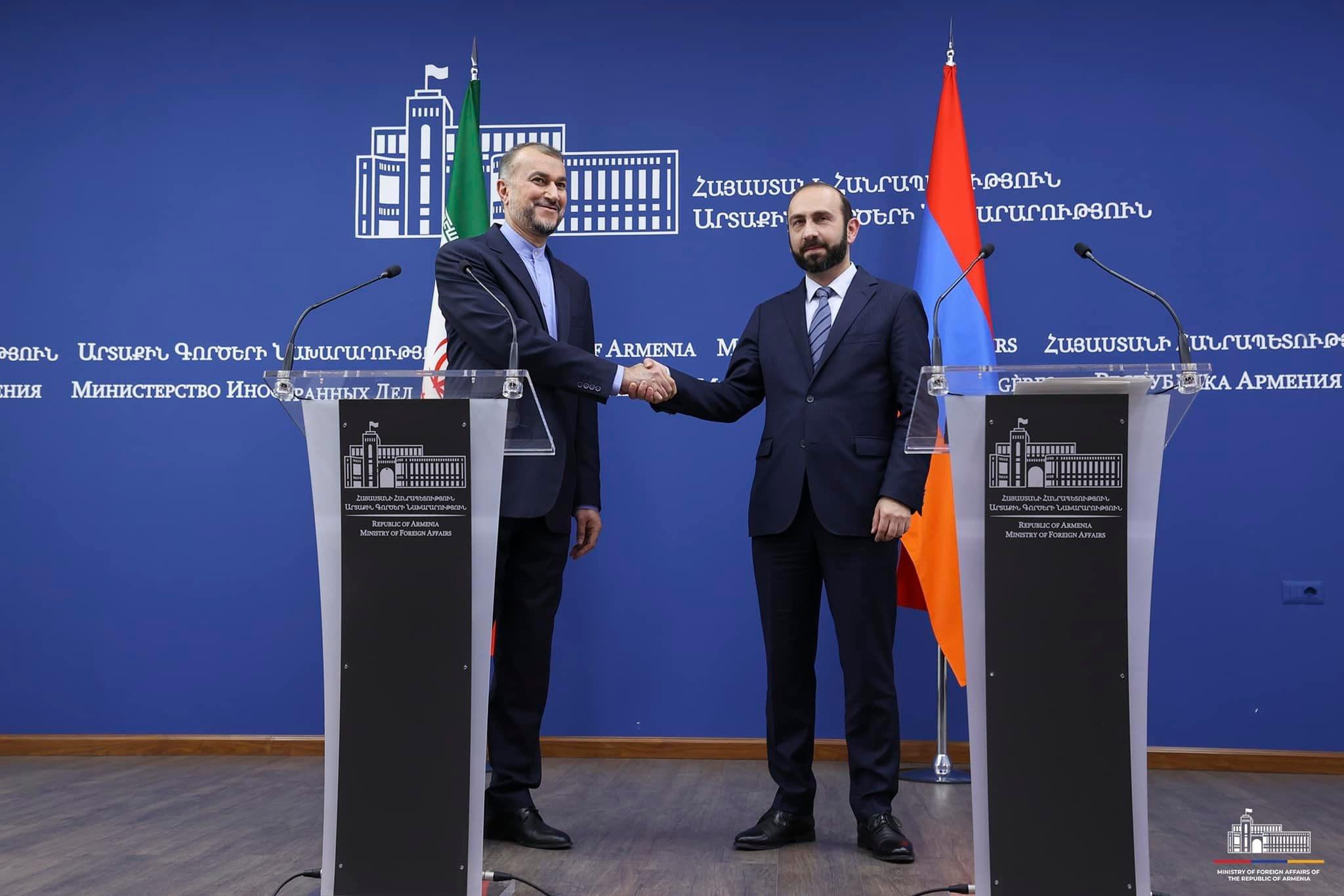 Глава МИД Ирана 27 декабря посетит Армению с рабочим визитом