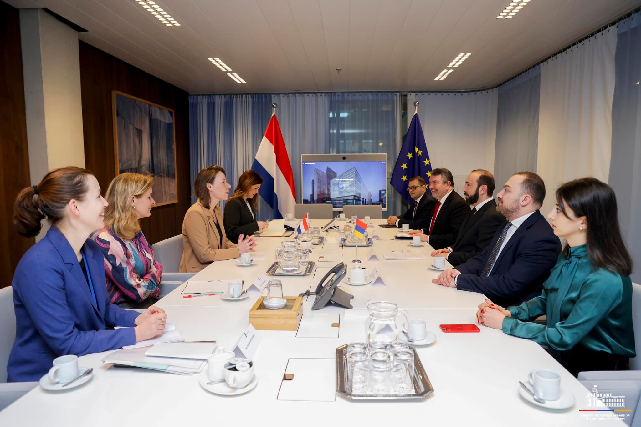 Главы МИД РА и Нидерландов обсудили вопросы, касающиеся отношений между Арменией и ЕС