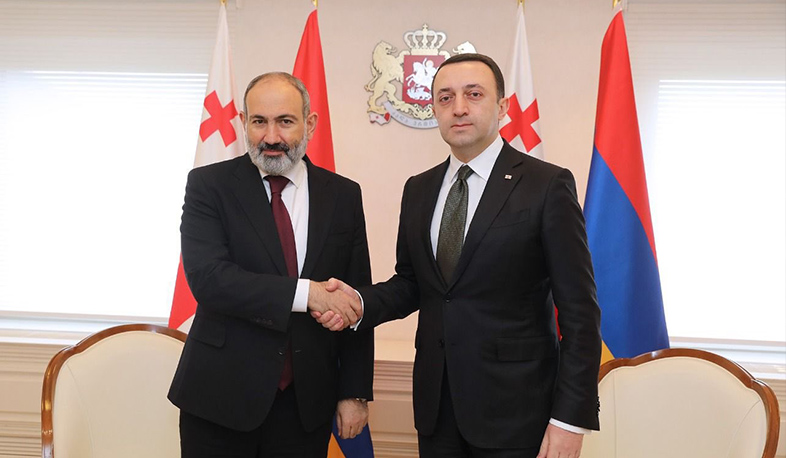 Пашинян и Гарибашвили договорились провести в ближайшее время двустороннюю встречу