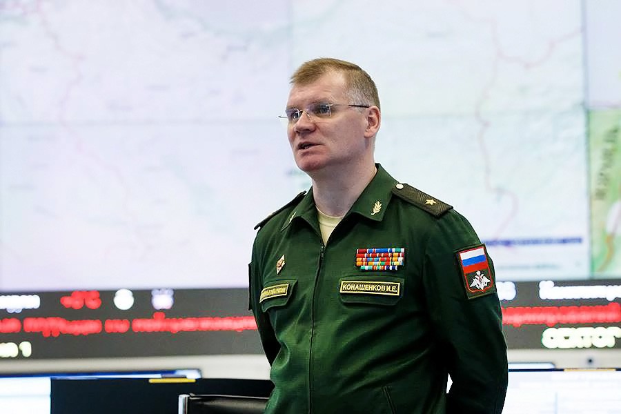 Оперативно-тактической авиацией ВКС РФ поражены 29 военных объектов Украины - Конашенков