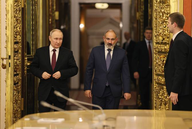 Песков: Путин поговорит с Пашиняном, если тот приедет на встречу СНГ в Петербург