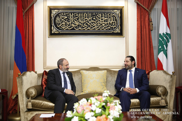 Никол Пашинян провел телефонный разговор с премьер-министром Ливана Саадом Харири
