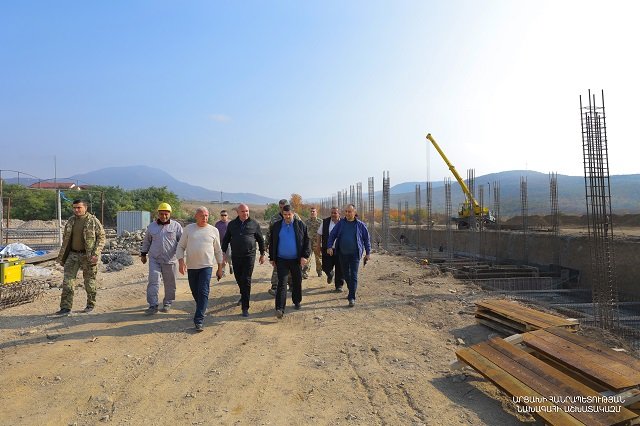 Президент Арцаха в Аскеранском районе ознакомился с проводимыми работами