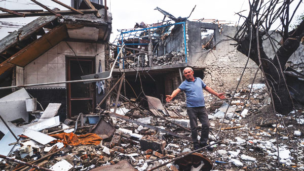 Азербайджан нарушил режим гуманитарного перемирия и в мирных населенных пунктах