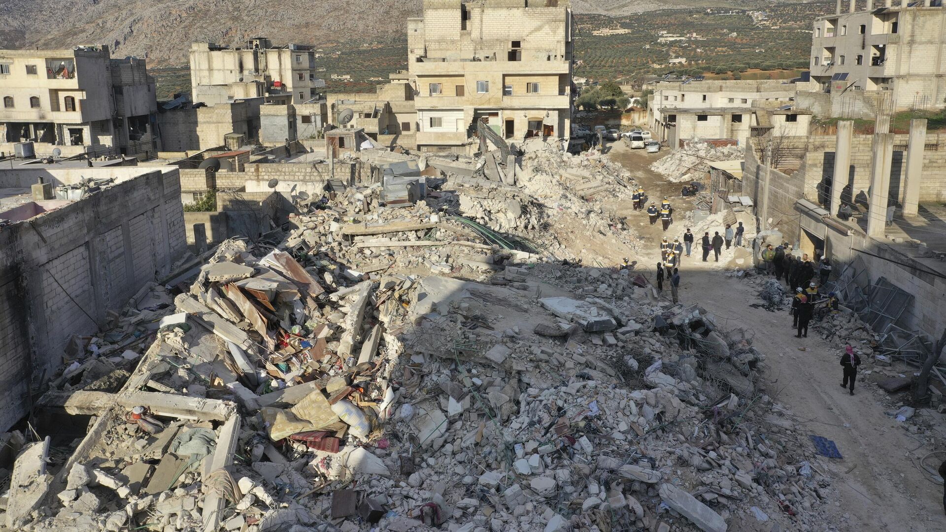 На территории Сирии в результате землетрясения погибли более 4,5 тыс. человек