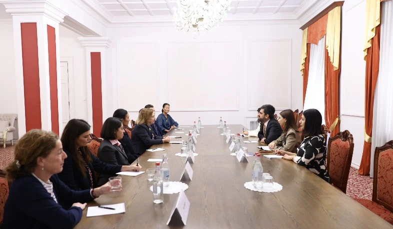 Սարգիս Խանդանյանը հանդիպել է Քրիստինա Քվինի գլխավորած պատվիրակության հետ