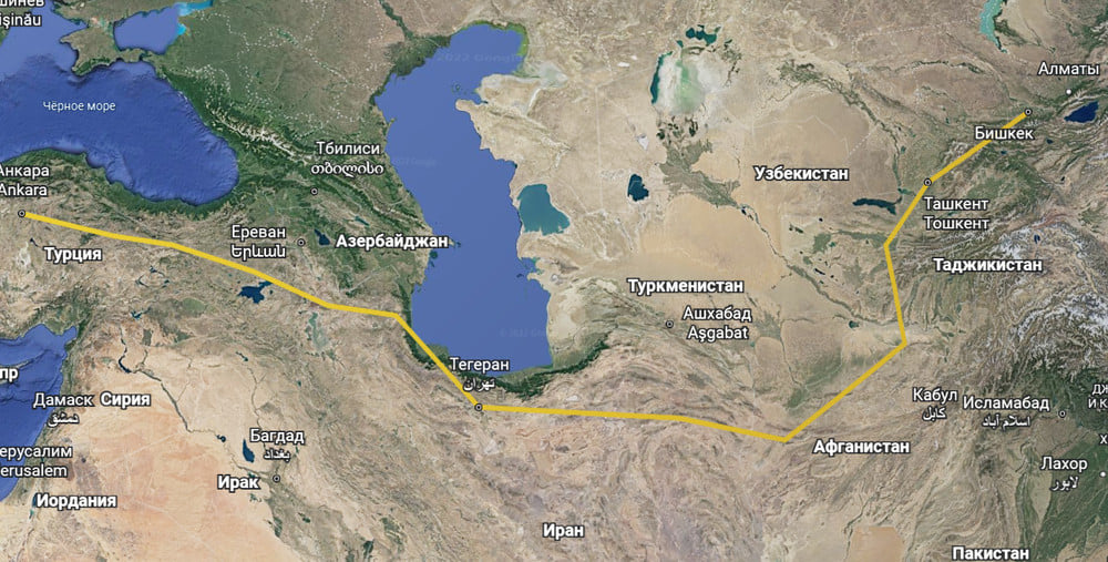 Turk Telekom проложит интернет через территорию Киргизии, Узбекистана и Ирана
