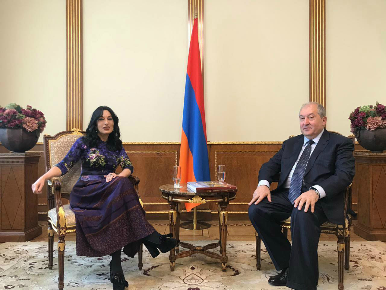 Президент Республики Армен Саркисян сегодня встретился с Наирой Зограбян