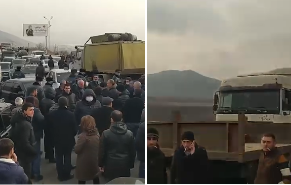 В Армении протестующие начали перекрывать межрегиональные трассы 