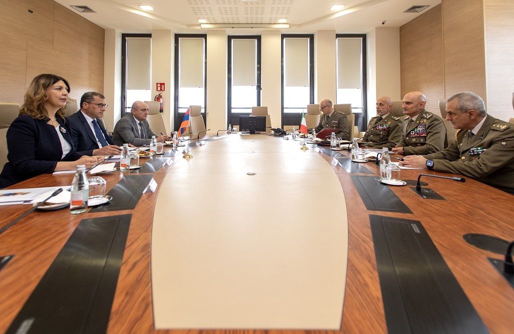 Հայաստանն ու Իտալիան քննարկել են ռազմական և ռազմատեխնիկական հարցեր