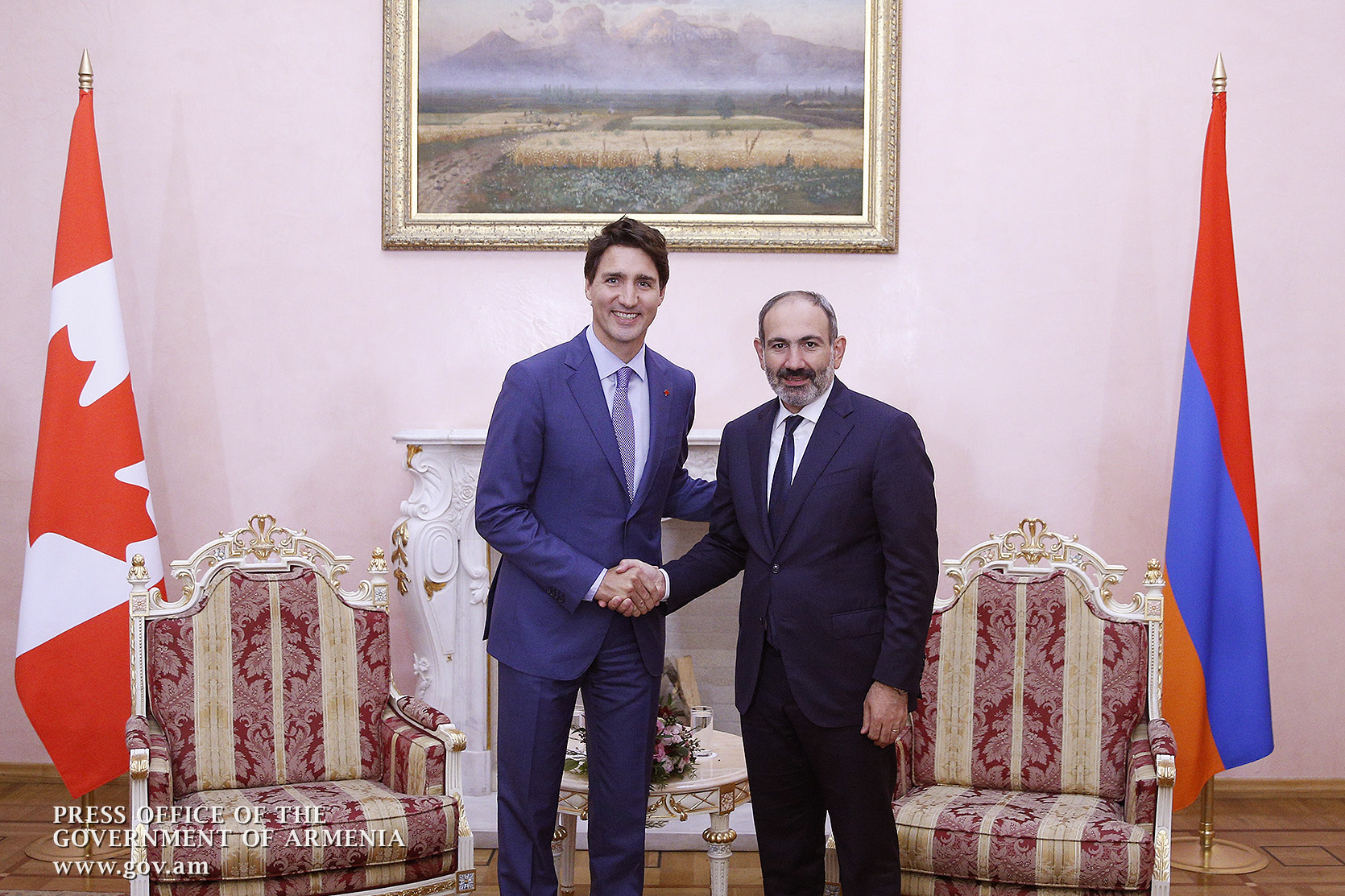 Канада готова помочь Армении в экономическом развитии, привлечении инвестиций - Трюдо