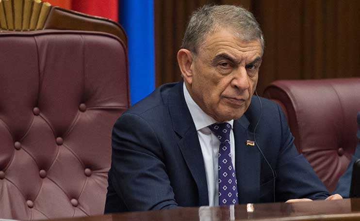 Бывший спикер парламента Армении Ара Баблоян привлечен в качестве подозреваемого