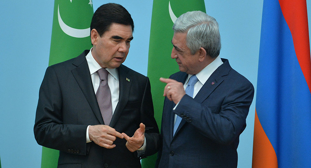 Глава Армении Серж Саргсян отправится с рабочим визитом в Туркменистан