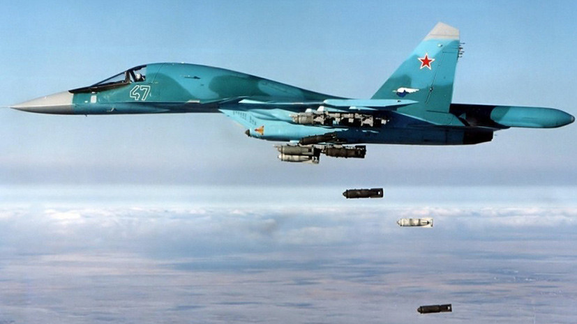 Российская авиация разбомбила конвой боевиков в сирийском Идлибе