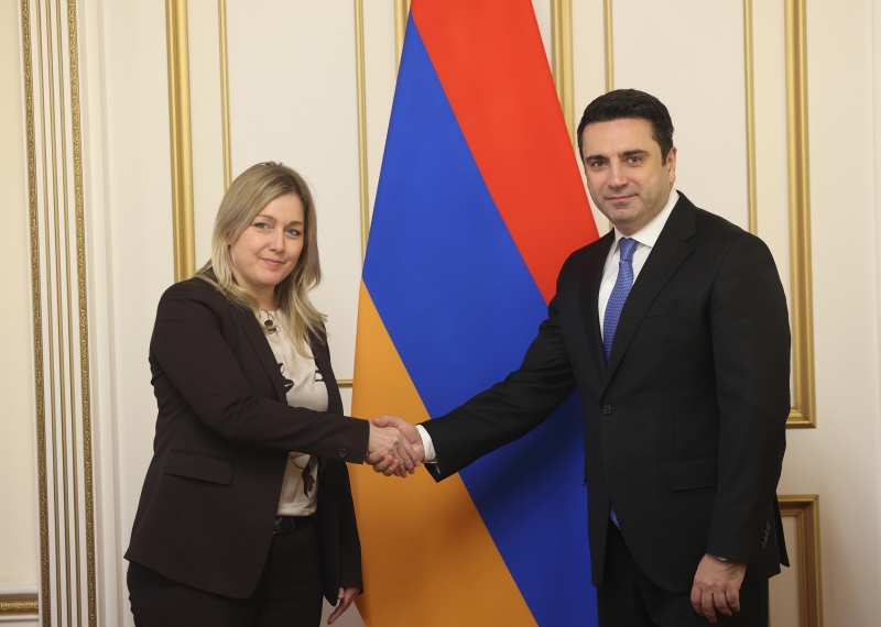 Ален Симонян принял новоназначенного посла Швейцарской Конфедерации