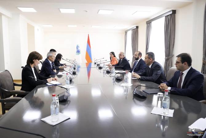  Глава МИД Армении и генсек ШОС обсудили развитие экономических связей и логистической сети 